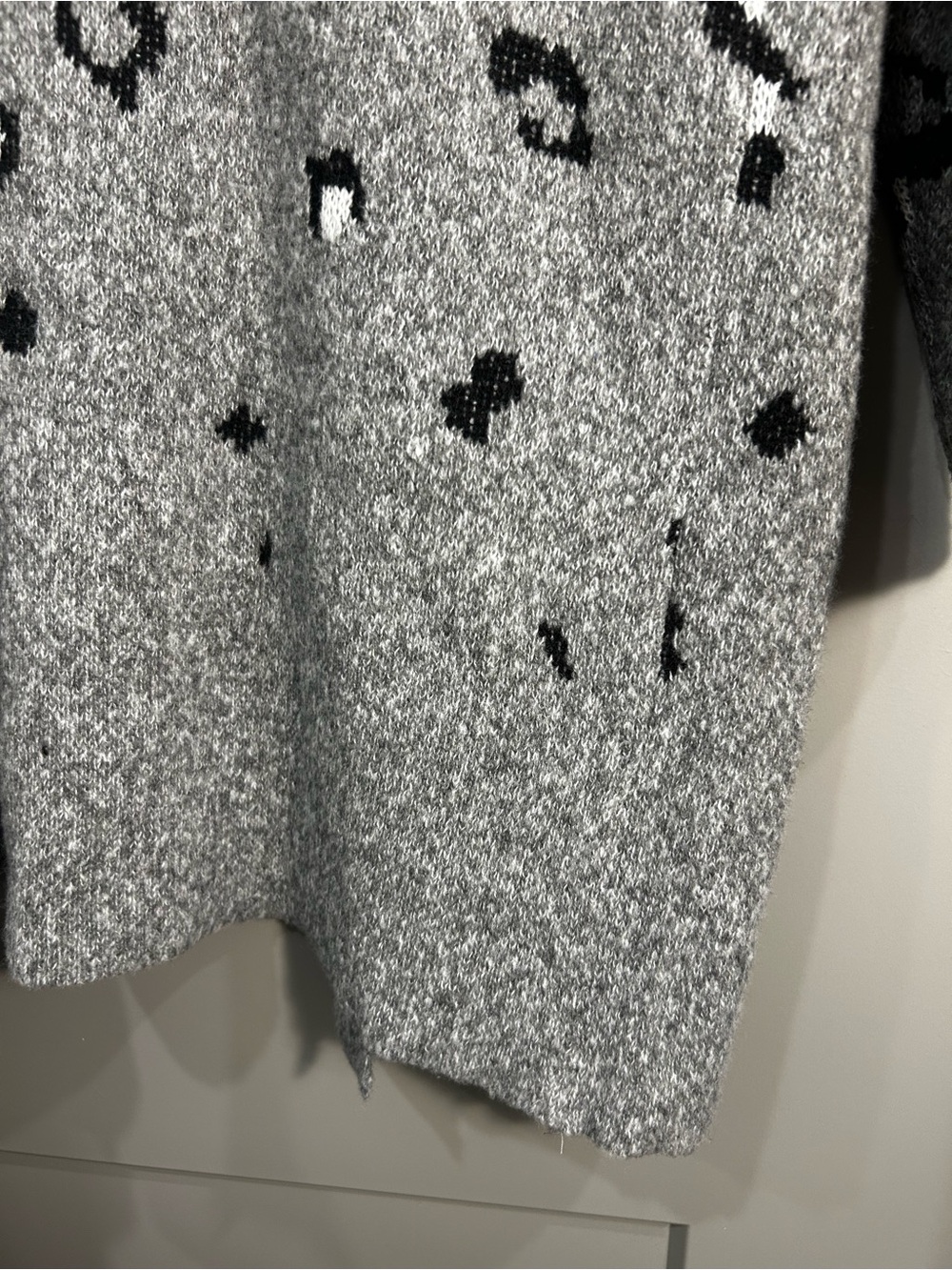 Nine West | Open-Front Cardigan | Women’s | Grey and Black Leopard | XXL - Picture 12 of 12